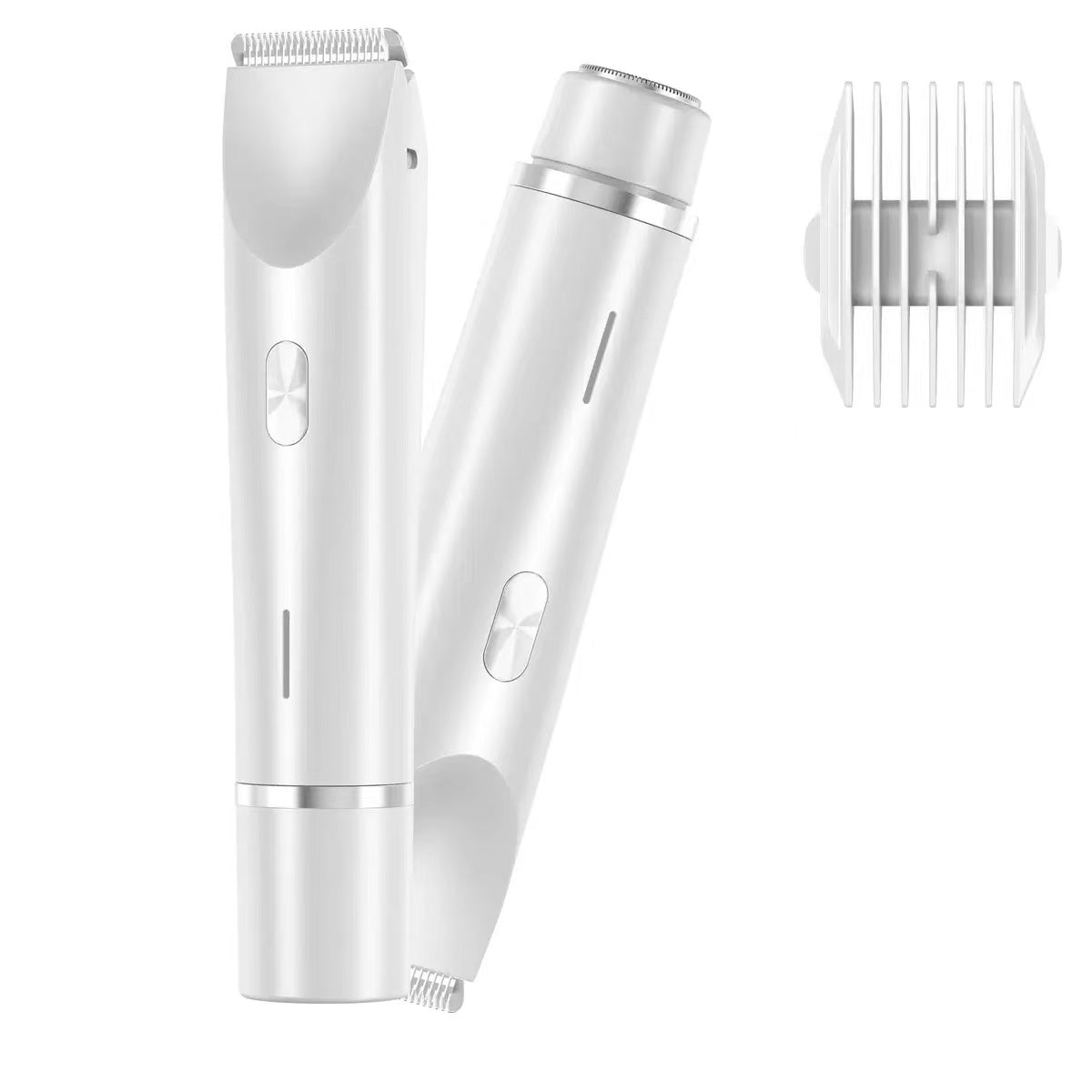 Women’s 2-in-1 Electric Body Hair Trimmer with Dual Head Wet & Dry Shaver