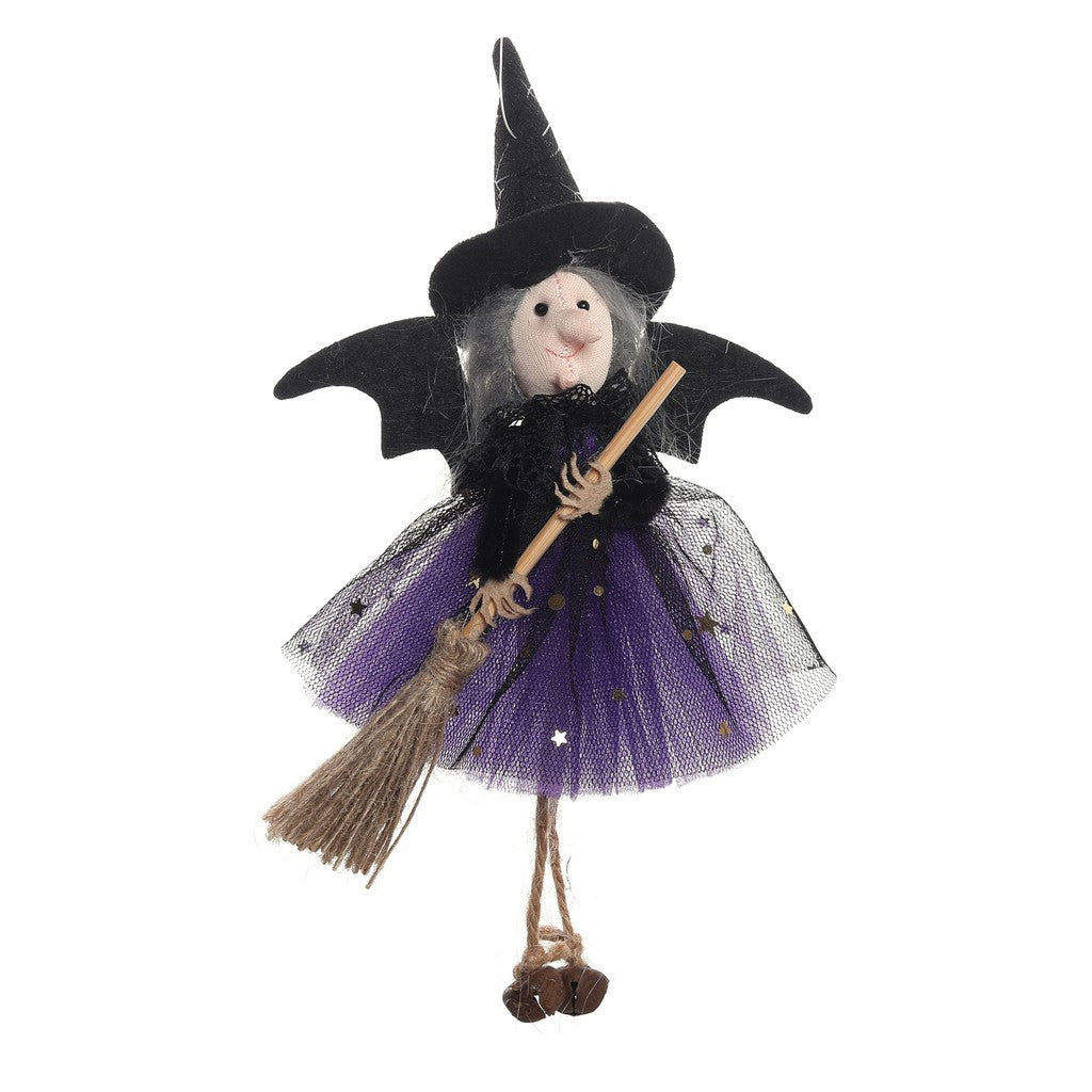 Halloween Witch Broom Hanging Decoration