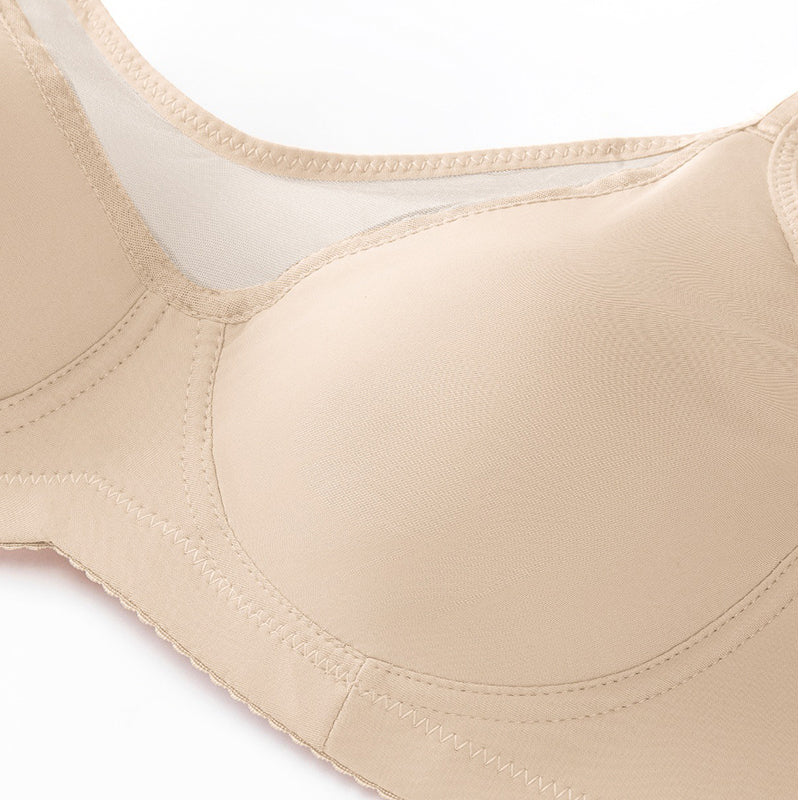 Women's Elegant Sheer Full Coverage Plus Size Bra