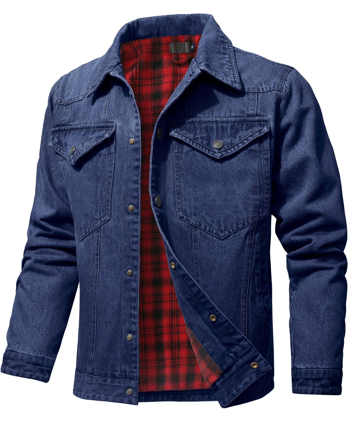 Men's Denim Wanderer Jacket - Flannel Lined