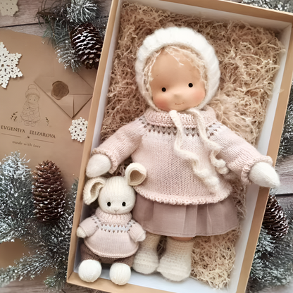 Handmade Waldorf Cuddly Doll
