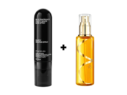 Fluffy Hair Shaping Spray, Long Lasting Peach Scent Volumizing Hair Mist for All-Day Hold