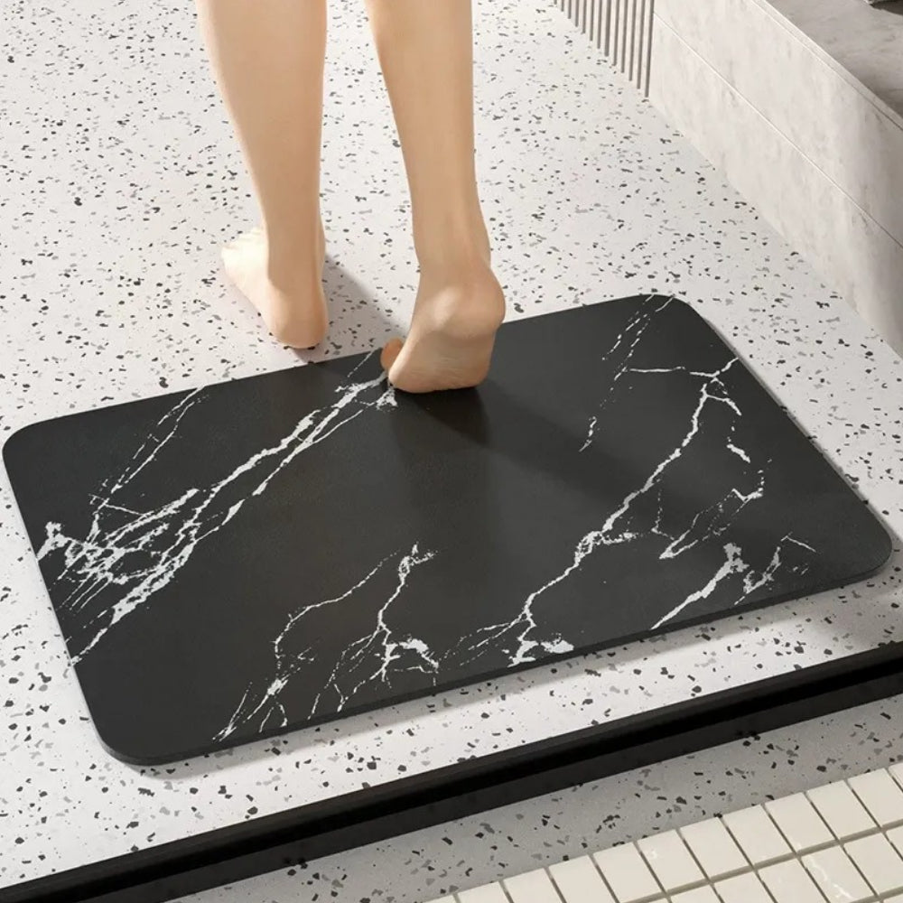 Tapis de bain en diatomite 40 à 120 cm - fini les sols mouillés