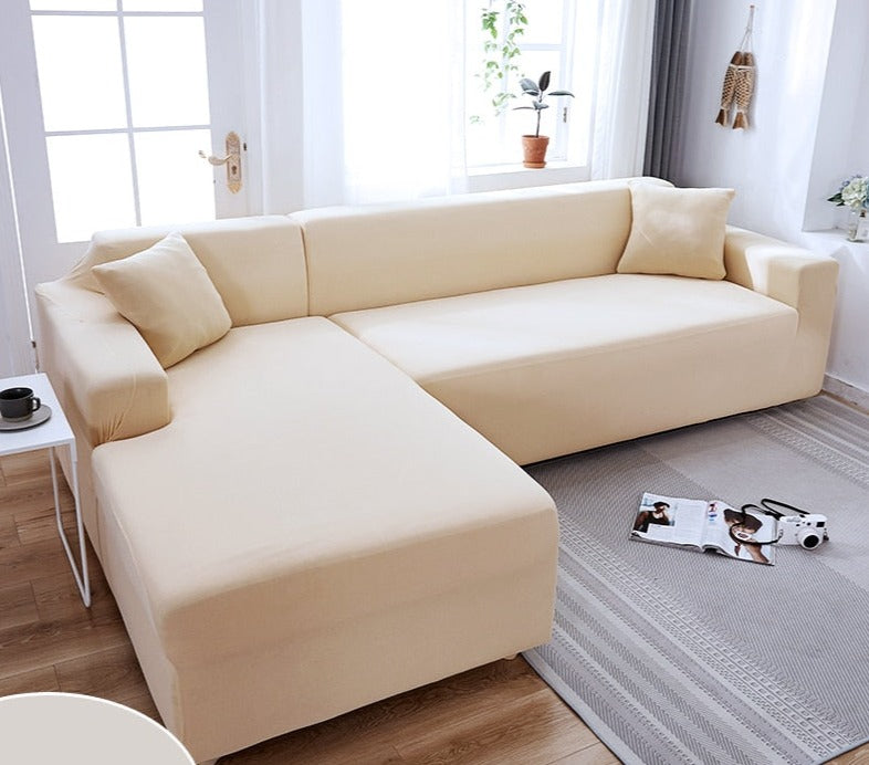 Housse de canapé polyester 130 g/m² - protège des petits accidents