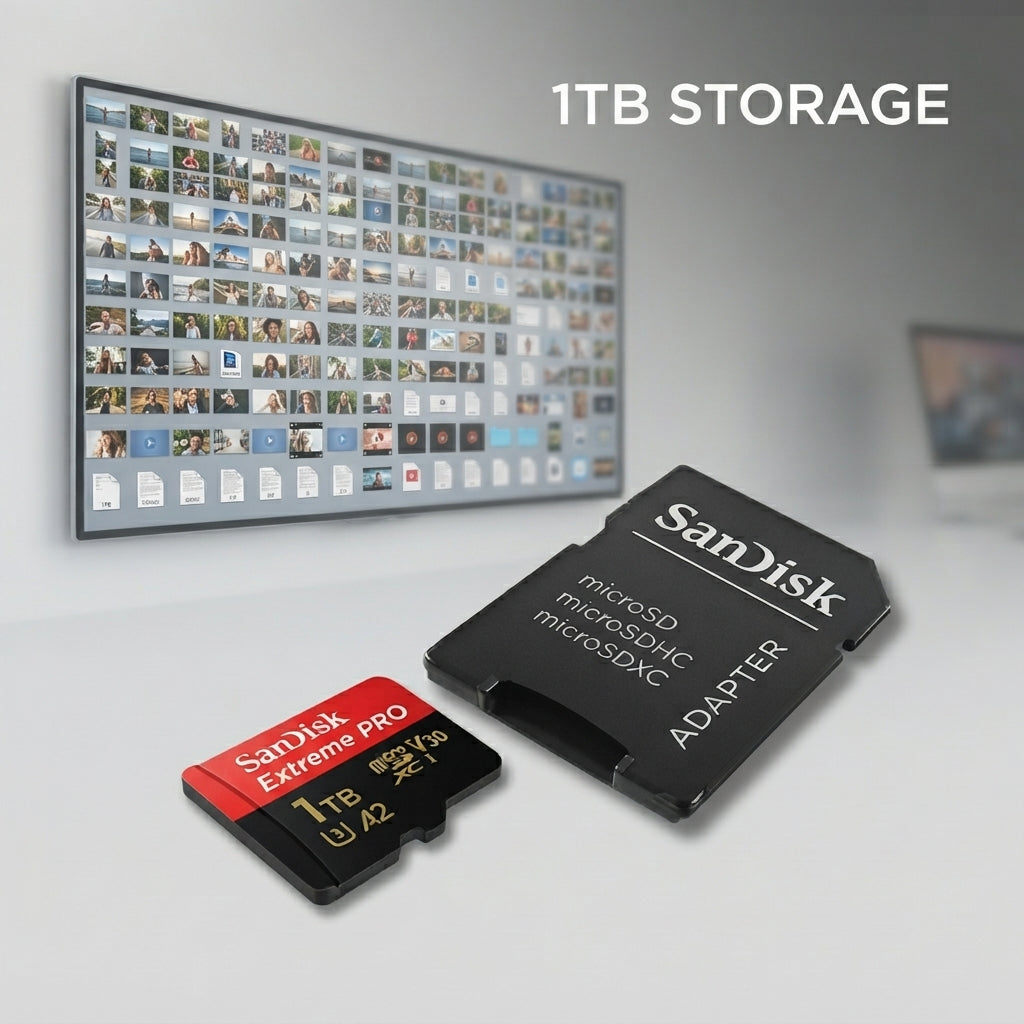 1TB microSD card | High-capacity storage in a compact format