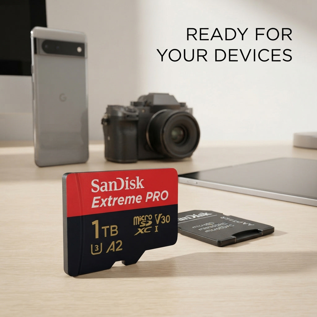 1TB microSD card | High-capacity storage in a compact format