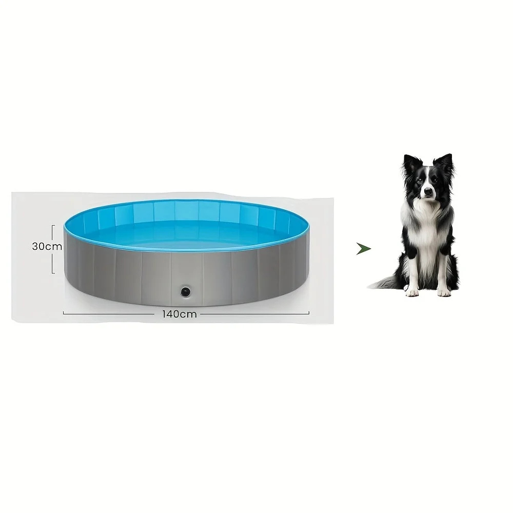 Foldable Dog Paddling Pool With Non-Slip Surface in Four Sizes