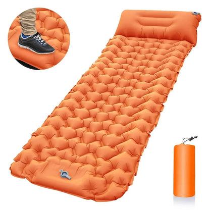 Ultralight Inflatable Camping Mattress with Built-In Pump