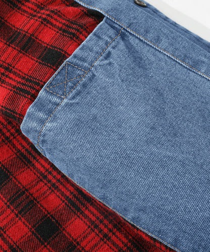 Men's Denim Wanderer Jacket - Flannel Lined