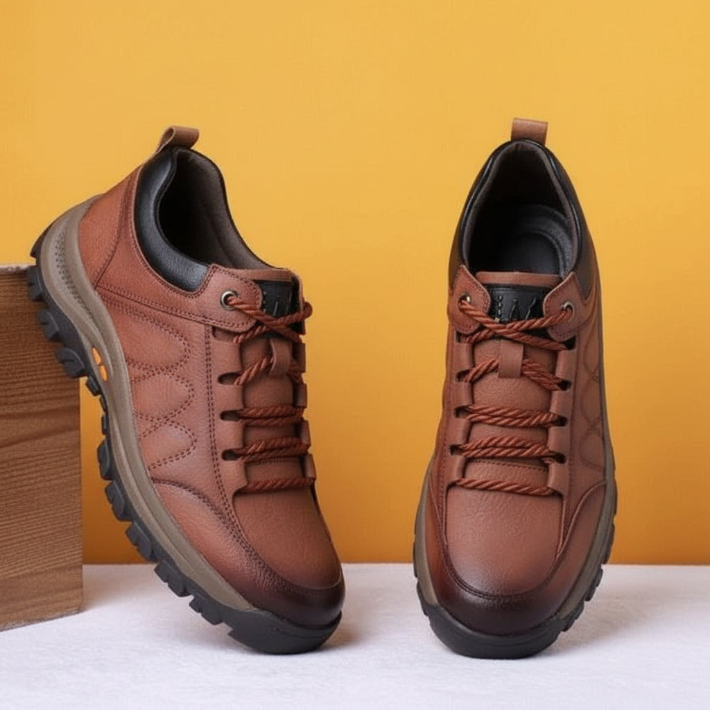 Men's Orthopedic Waterproof Walking Shoes with Arch Support