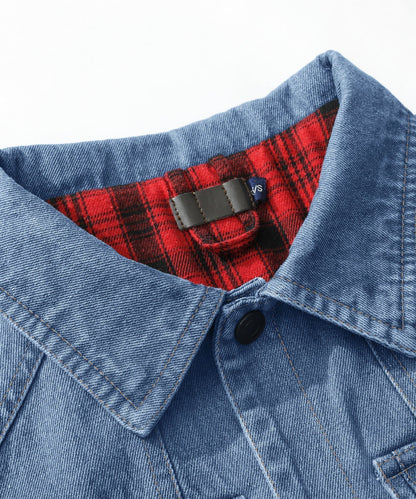 Men's Denim Wanderer Jacket - Flannel Lined