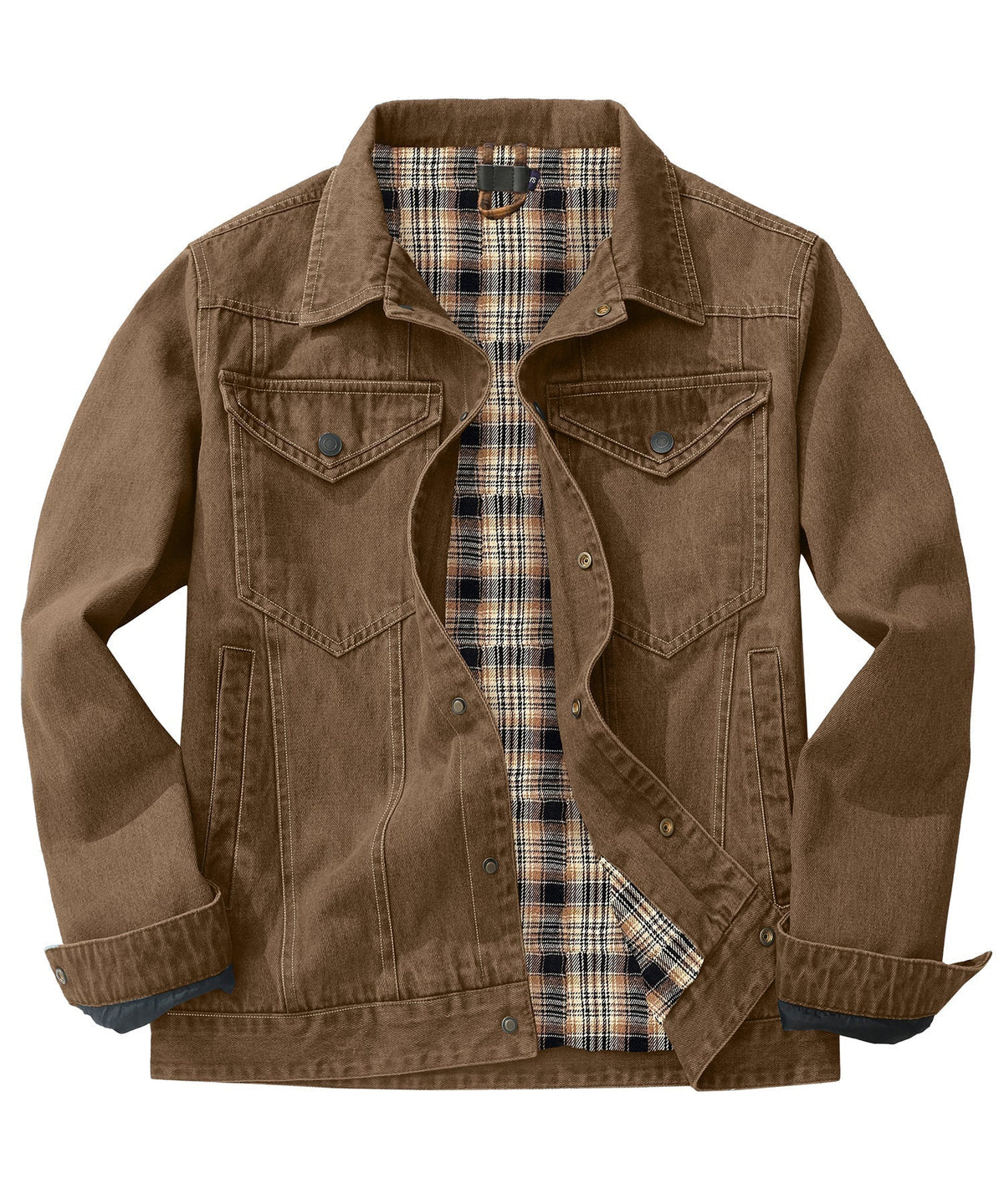 Men's Denim Wanderer Jacket - Flannel Lined