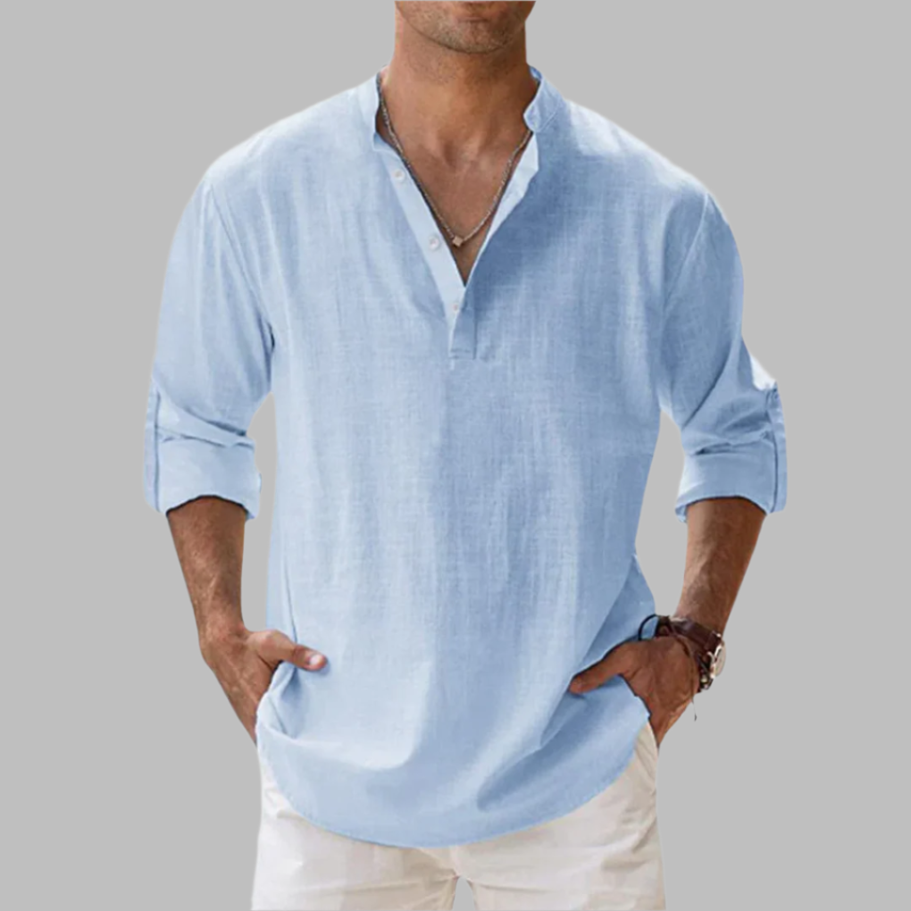 Men’s Relaxed Linenblend Summer Shirt