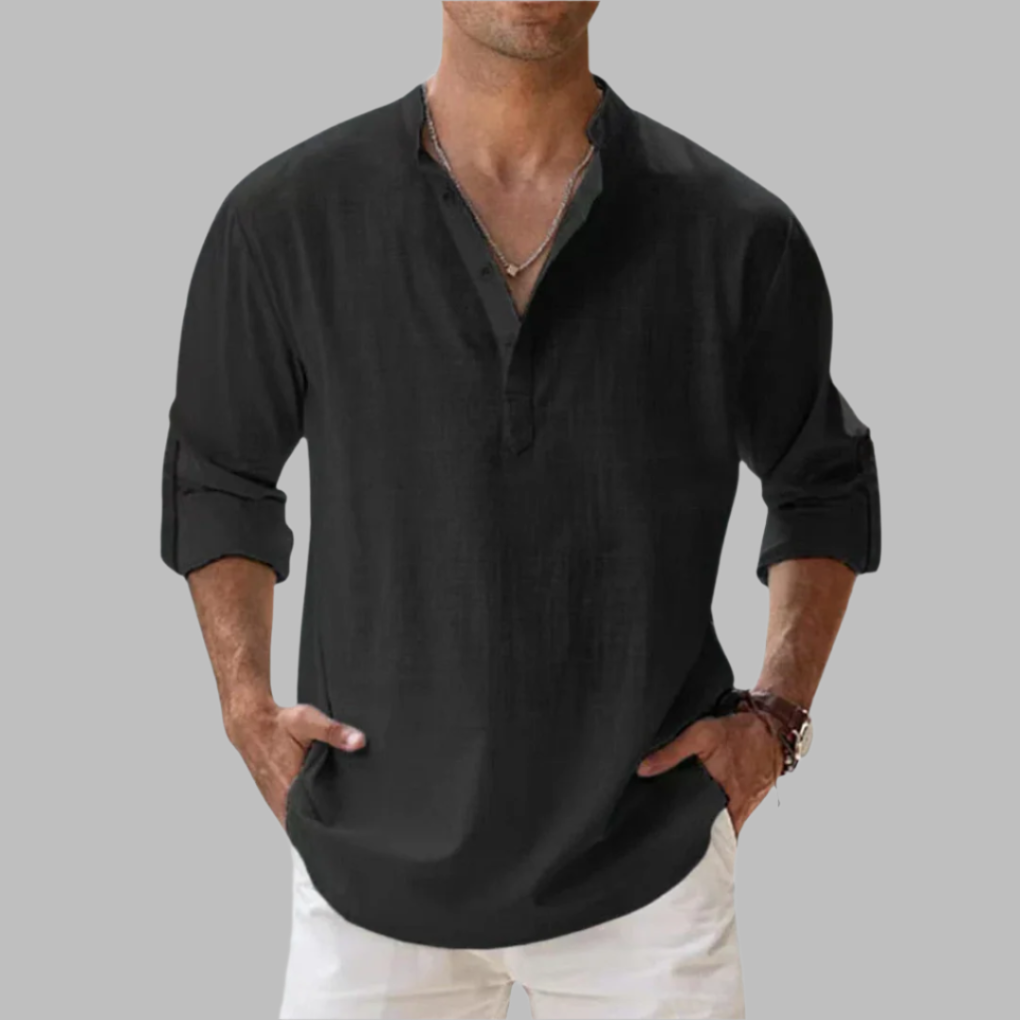 Men’s Relaxed Linenblend Summer Shirt