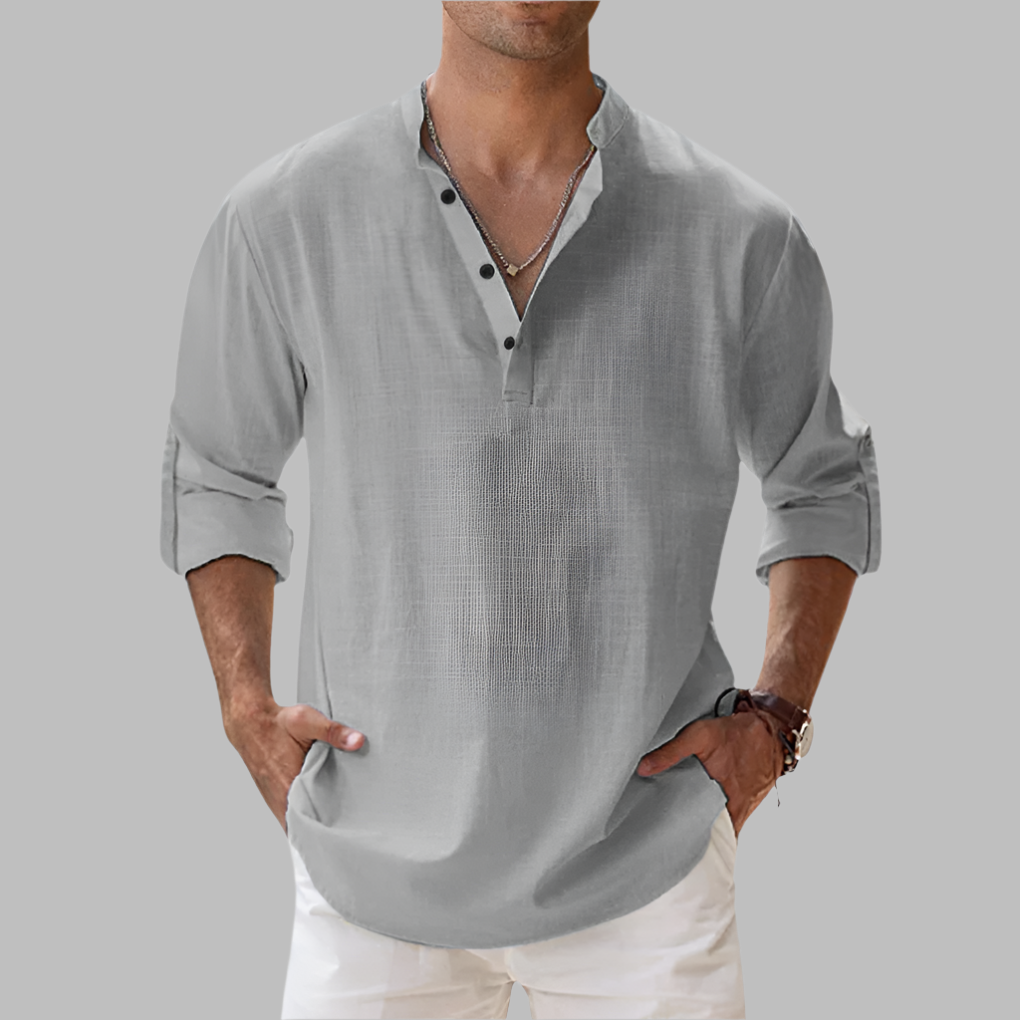 Men’s Relaxed Linenblend Summer Shirt