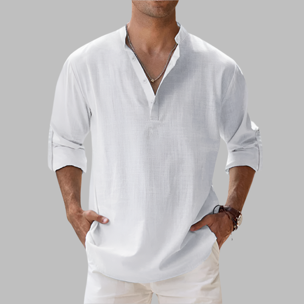 Men’s Relaxed Linenblend Summer Shirt