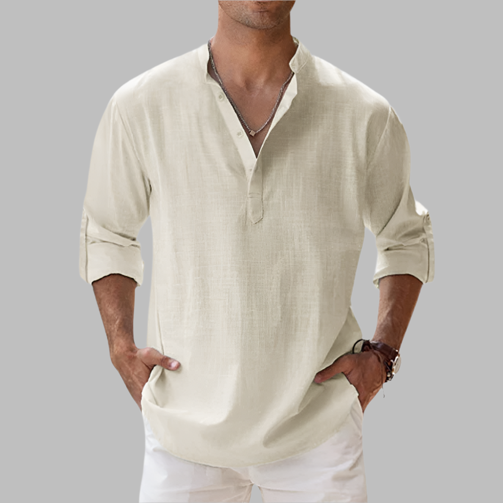 Men’s Relaxed Linenblend Summer Shirt