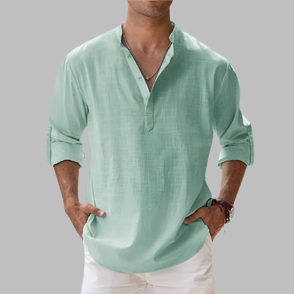 Men’s Relaxed Linenblend Summer Shirt