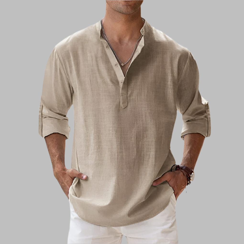 Men’s Relaxed Linenblend Summer Shirt