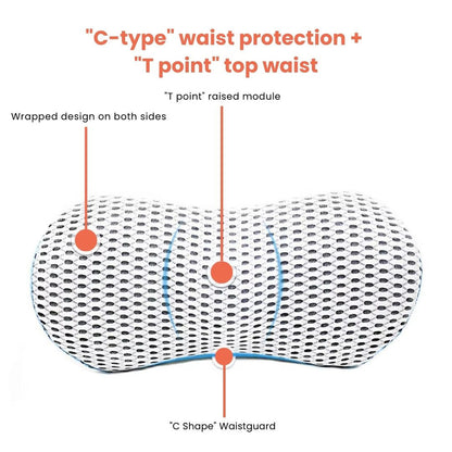 Premium Lumbar Support Cushion – Ergonomic Memory Foam Back Support for Office, Car & Home