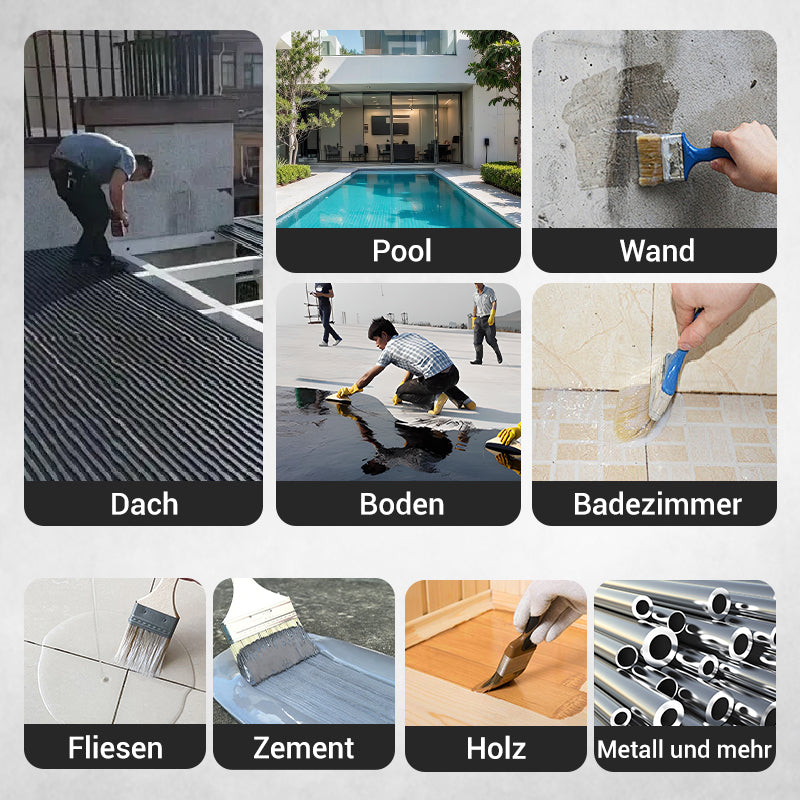 Waterproof multi-purpose polyurethane coating, lasting protection, protects every centimetre of your space
