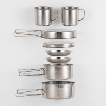 Compact Outdoor Cooking Mess Kit