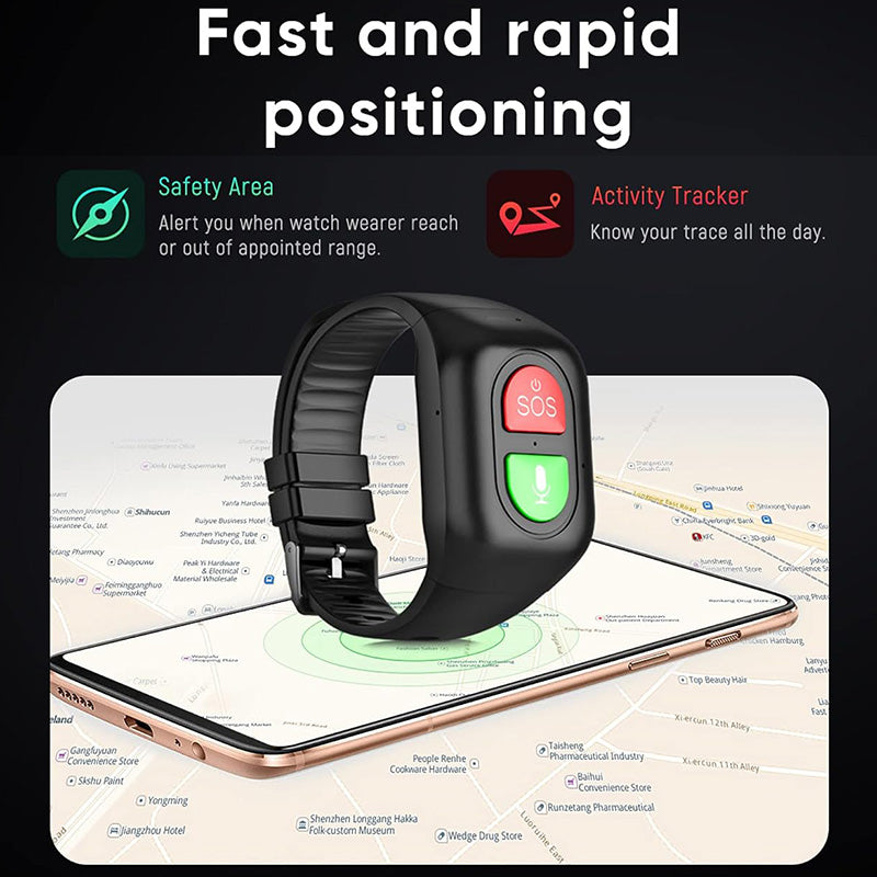 4G GPS watch for seniors | Safety tracking and everyday support