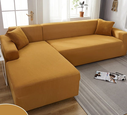 Housse de canapé polyester 130 g/m² - protège des petits accidents