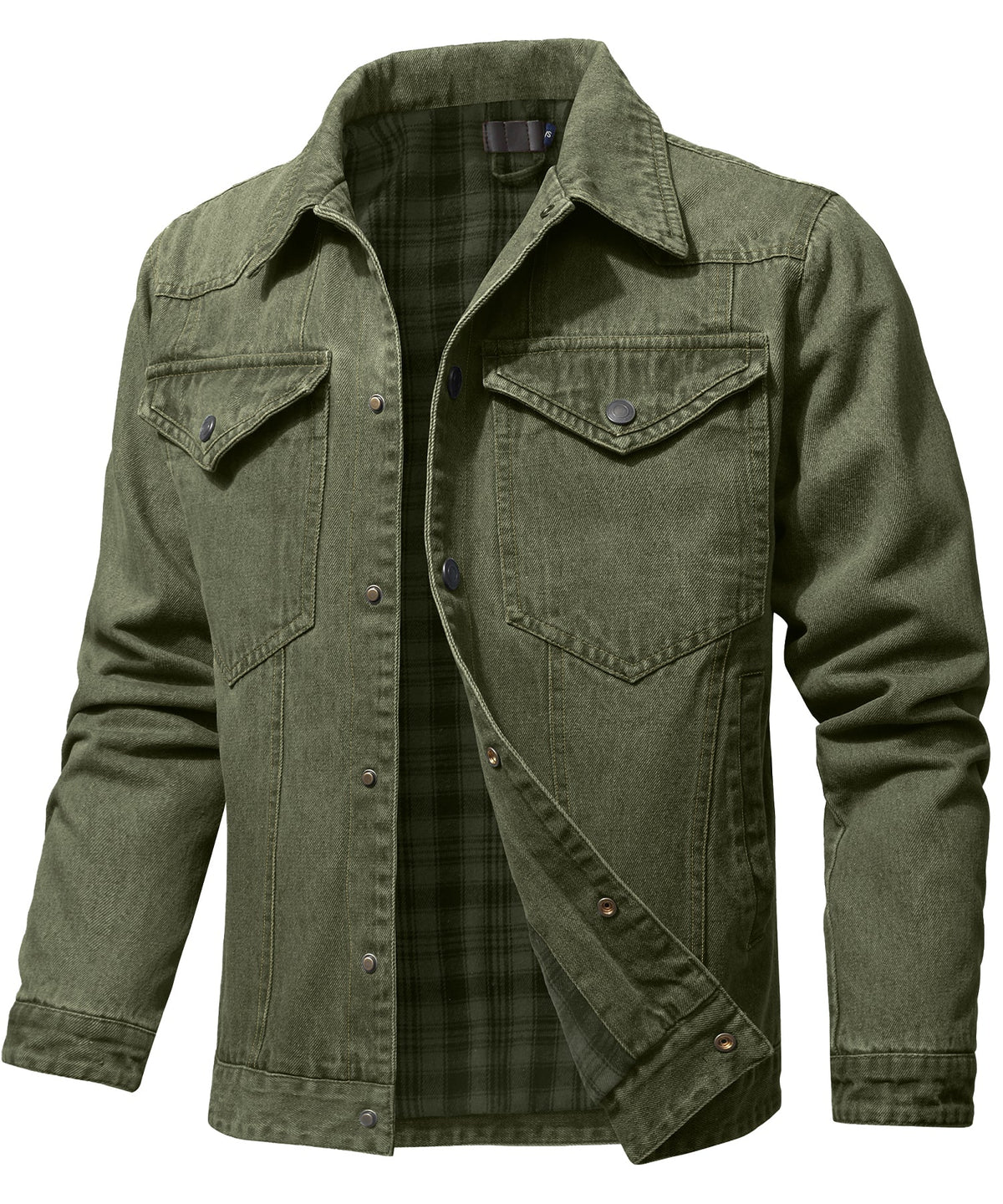 Men's Denim Wanderer Jacket - Flannel Lined