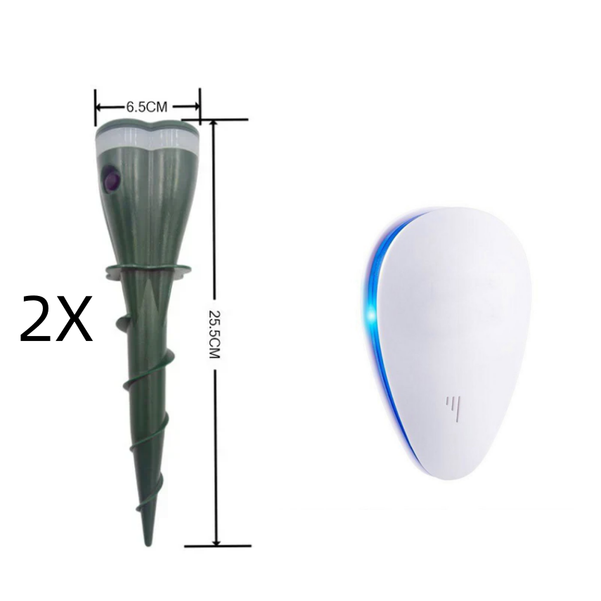 Solar Powered Waterproof Animal Repellent