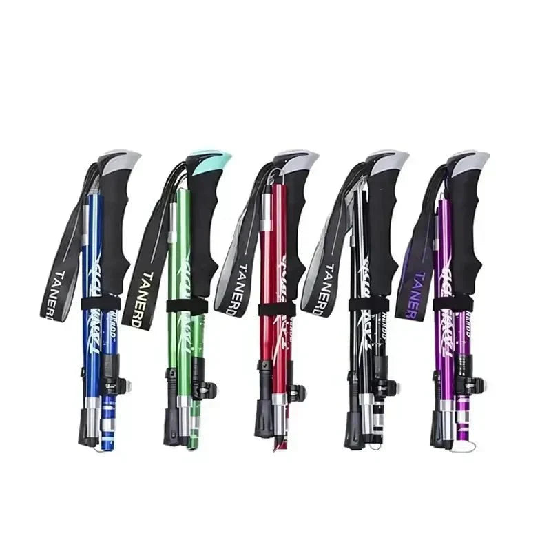Foldable Aluminum Trekking Pole for Effortless Hiking