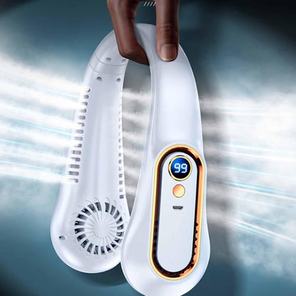 Ventilateur de Cou Silencieux & Portable – Fraîcheur Mains Libres au Quotidien