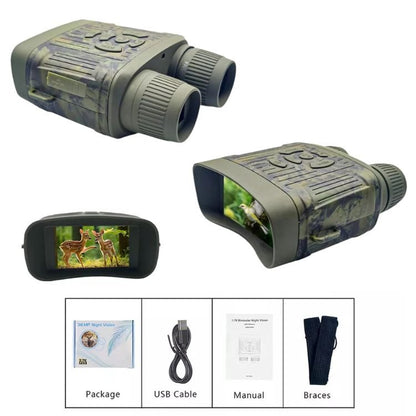 Infrared Night Vision Binoculars with HD Display & 305m Range