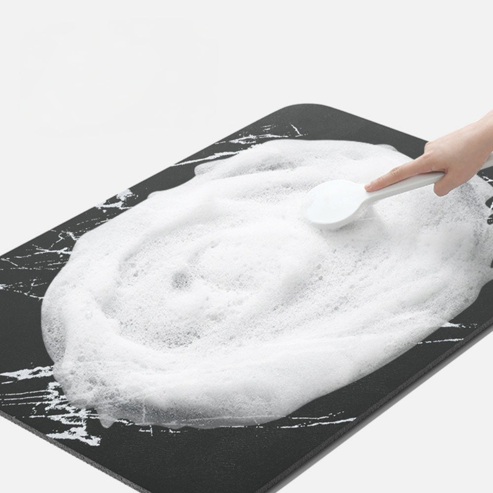 Tapis de bain en diatomite 40 à 120 cm - fini les sols mouillés