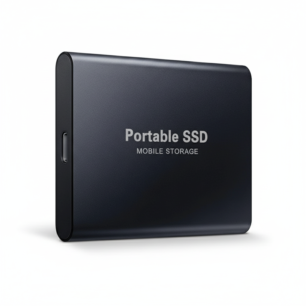 Ultra-Fast External SSD Hard Drive - Compact, High-Capacity Storage