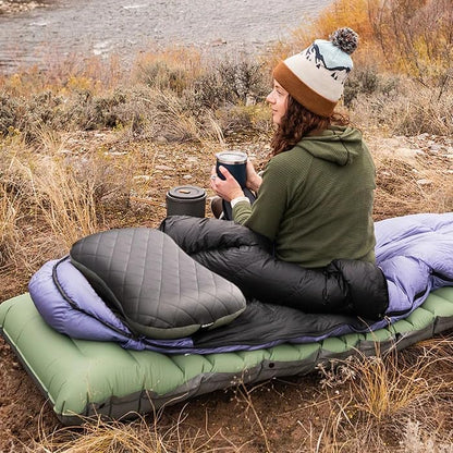 Matelas de Camping Ultraléger – Gonflage Rapide, Compact et Ultra Résistant