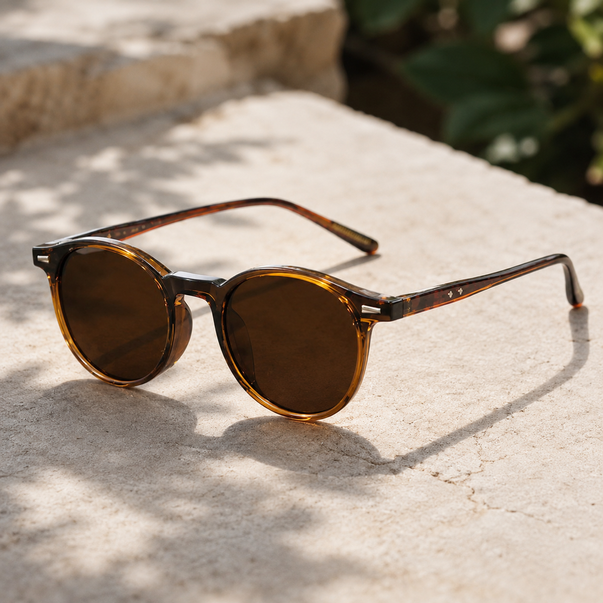 Round Polarized Sunglasses for Women