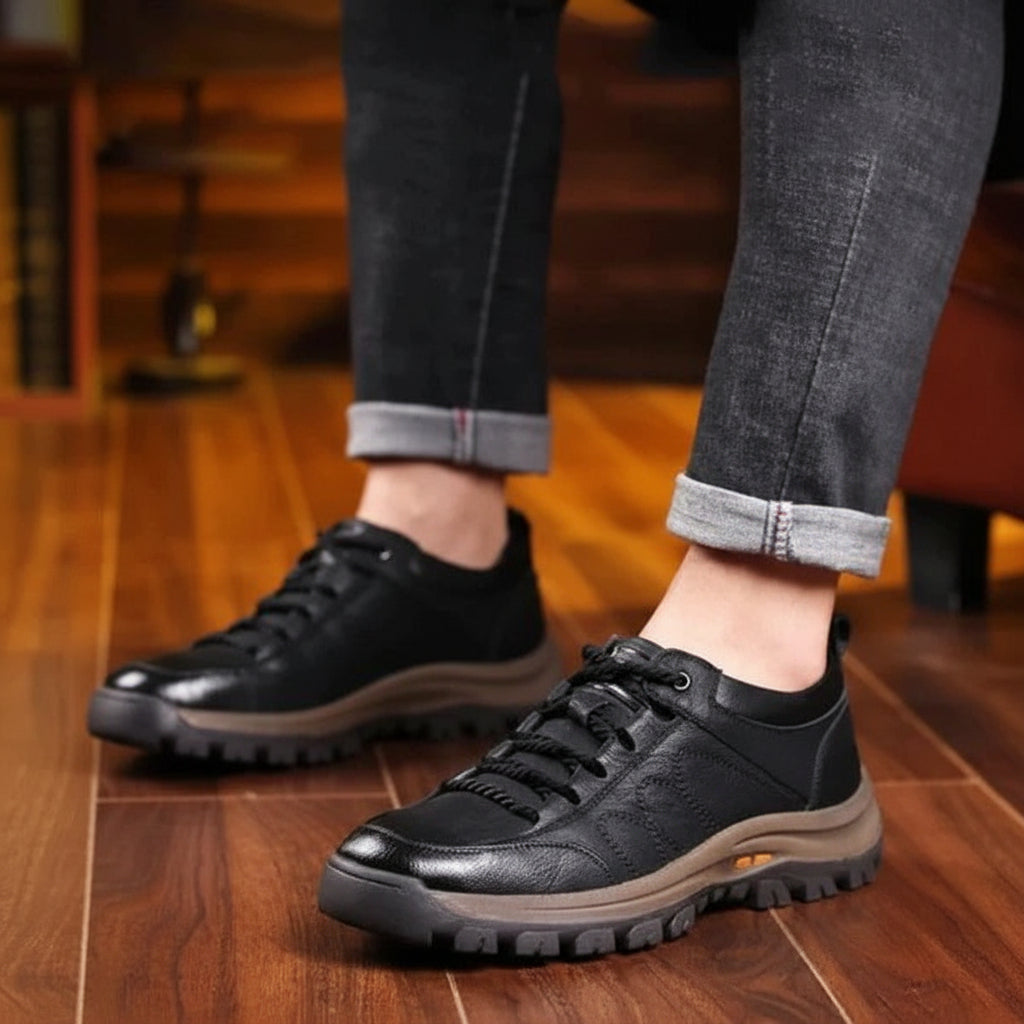 Men's Orthopedic Waterproof Walking Shoes with Arch Support