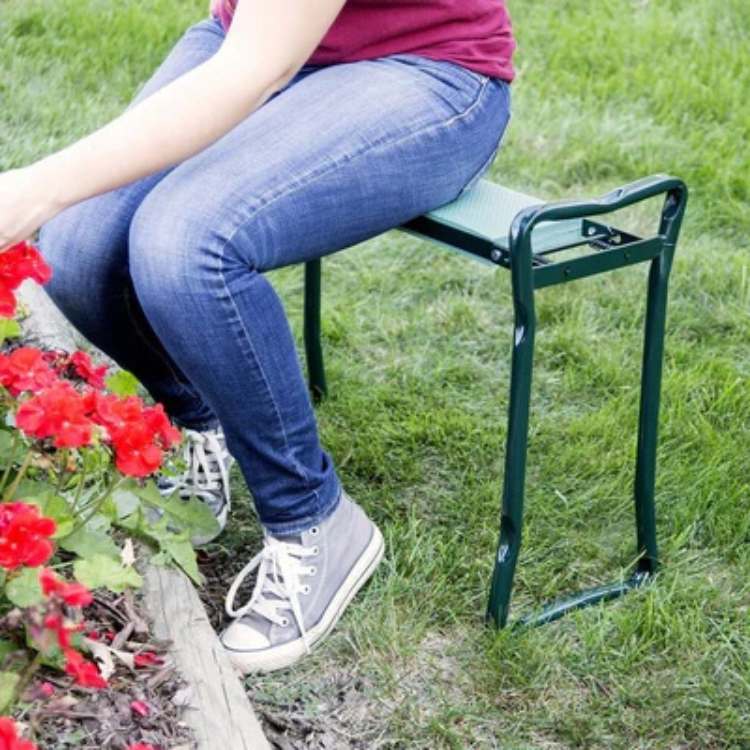 Ultimate 2-in-1 Gardening Kneeler Seat with Cushion Support