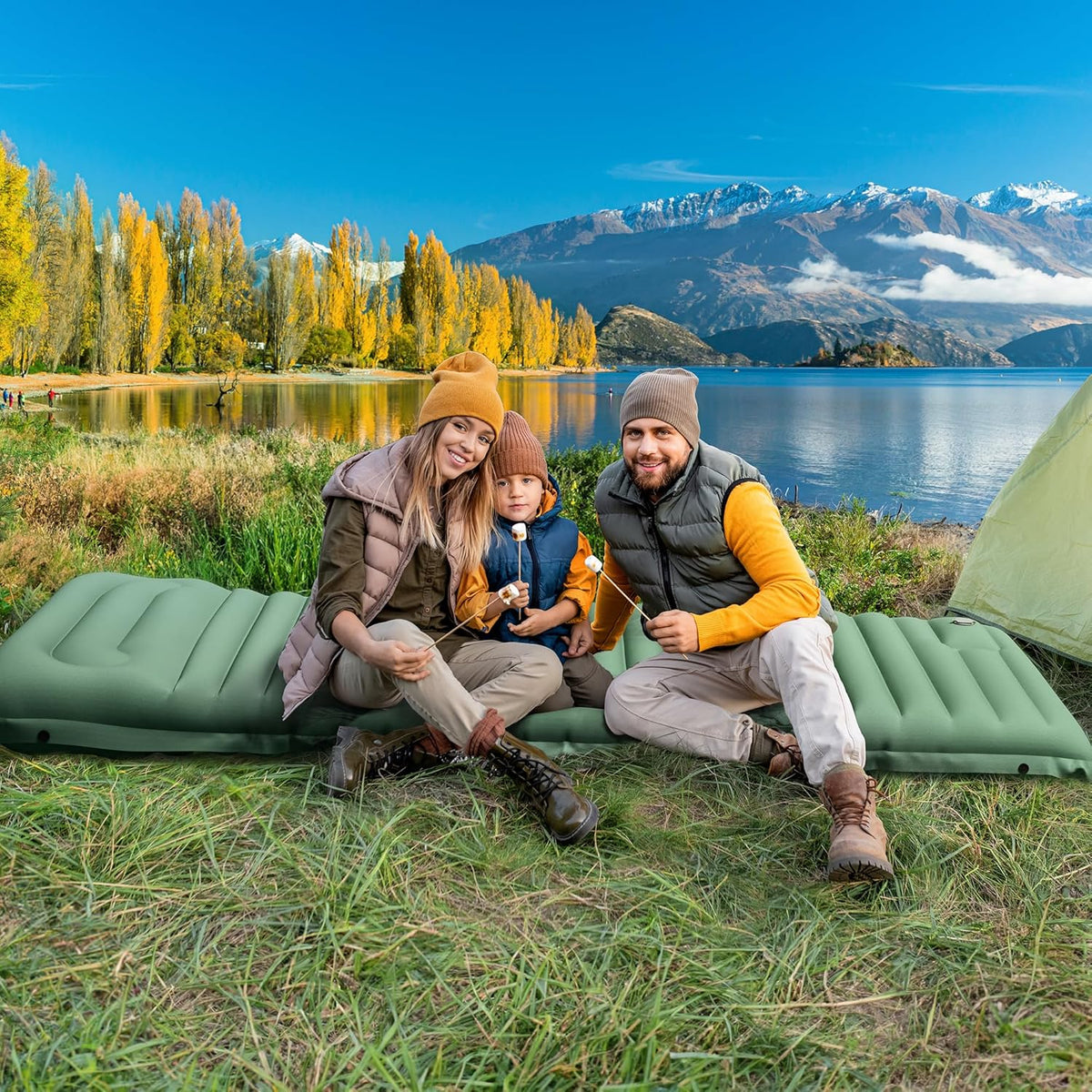 Matelas de Camping Ultraléger – Gonflage Rapide, Compact et Ultra Résistant