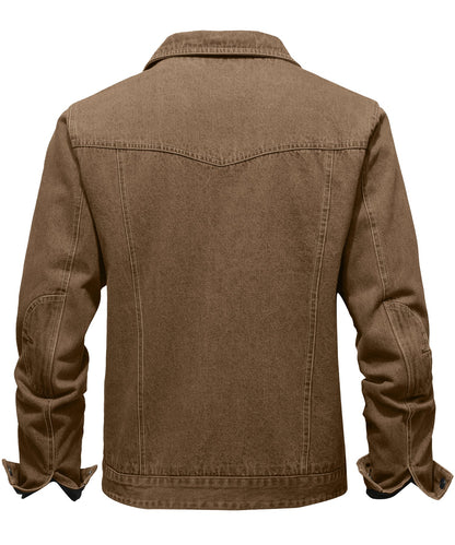 Men's Denim Wanderer Jacket - Flannel Lined