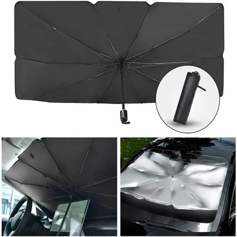 AutoUmbrella : Le Pare-Soleil Pliable Qui Protège Votre Voiture de la Chaleur et des UV