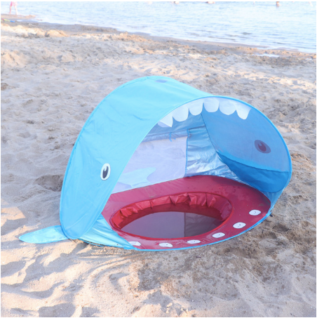 Baby Beach Tent With Built-In Paddling Pool and UPF 50+ Shade