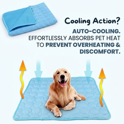 Self-cooling dog mat | Comfortable support for warm days