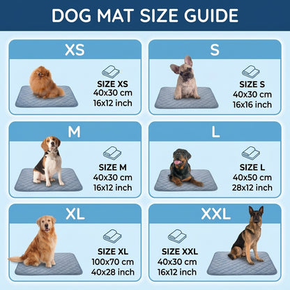 Self-cooling dog mat | Comfortable support for warm days