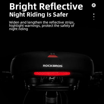 Memory foam bike saddle – Ergonomic comfort with shock absorption