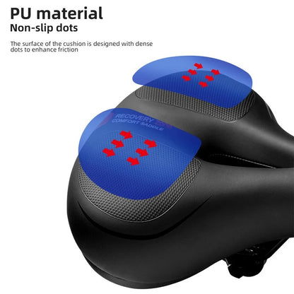 Memory foam bike saddle – Ergonomic comfort with shock absorption