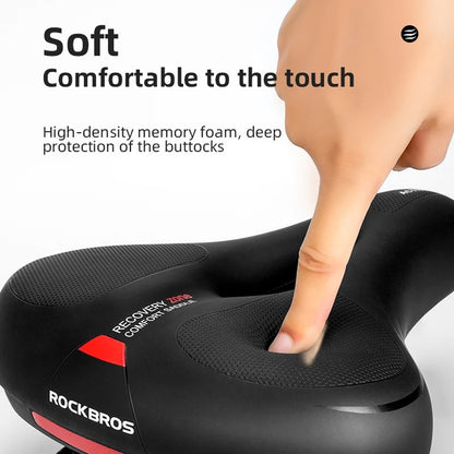 Memory foam bike saddle – Ergonomic comfort with shock absorption