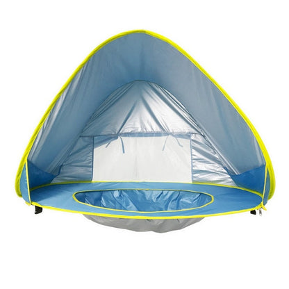 Baby Beach Tent With Built-In Paddling Pool and UPF 50+ Shade