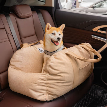 Siège auto pour chien en tissu Oxford - maintien stable en voyage